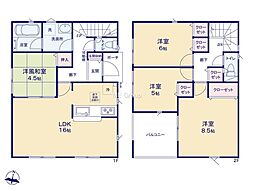 秦野市南矢名第17　新築戸建　全8棟　6号棟