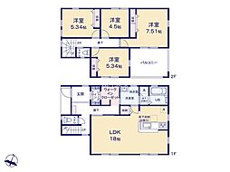 大和市西鶴間7丁目　新築戸建　全7棟　4号棟