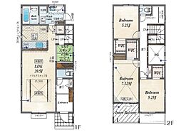横浜市旭区上川井町　新築戸建　全2棟　2号棟