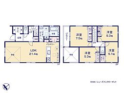藤沢市辻堂太平台2丁目2期 新築戸建 全4棟 1号棟