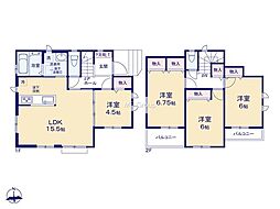 相模原市中央区上溝　新築戸建　全1棟　A号棟