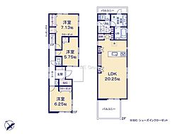 横浜市戸塚区南舞岡3丁目 新築戸建 全3棟 1号棟