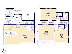 茅ヶ崎市松が丘1丁目第1期 新築戸建 全1棟