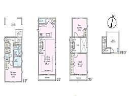 川崎市川崎区中瀬2丁目 新築戸建 全6棟 5号棟