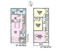 厚木市下荻野第18 新築戸建 全2棟 2号棟