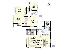 相模原市中央区横山2丁目1期　新築戸建　全2棟　2号棟