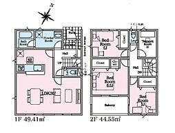 南足柄市岩原第22　新築戸建　全2棟　2号棟
