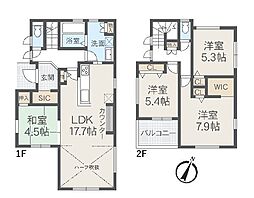 小田原市飯田岡 新築未入居戸建 全3棟 2号棟