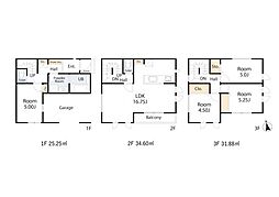 横浜市栄区桂町 新築戸建 全3棟 3号棟