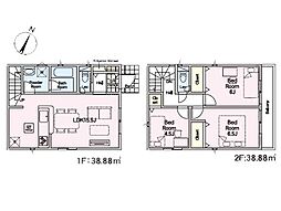 南足柄市和田河原第17 新築戸建 全3棟 2号棟
