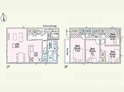 横浜市戸塚区深谷町第45 新築戸建 全2棟 2号棟