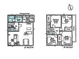 平塚市四之宮7丁目第27 新築戸建 全2棟 2号棟