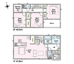秦野市室町第2 新築戸建 全2棟 1号棟