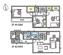 茅ヶ崎市南湖2丁目第18 新築戸建 全2棟 1号棟