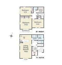 綾瀬市深谷上5丁目第1期 新築戸建 全1棟 1号棟