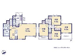 横須賀市田浦町6丁目　新築戸建　全3棟　6号棟