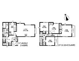 厚木市温水6期 新築戸建 全2棟 2号棟