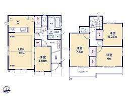 横浜市青葉区荏田西3丁目　新築戸建　全3棟　B号棟