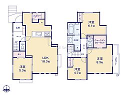 横浜市青葉区榎が丘3期　新築未入居戸建　全2棟　B号棟