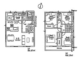 海老名市国分寺台2丁目第15　新築戸建　全2棟　2号棟