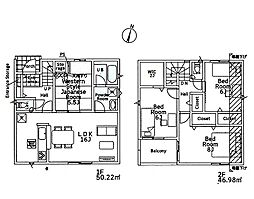 海老名市国分寺台2丁目第15　新築戸建　全2棟　1号棟