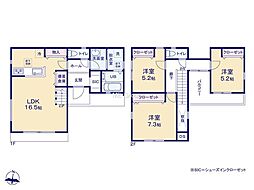 相模原市緑区二本松1丁目7　新築戸建　全7棟　3号棟