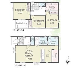 小田原市栢山24-1期　新築戸建　全4棟　1号棟