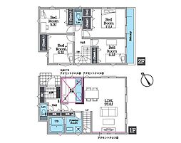 茅ヶ崎市今宿3期　新築戸建　全2棟　1号棟