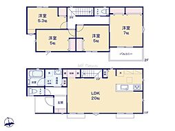 相模原市緑区二本松2丁目3期　新築戸建　全2棟　No.2