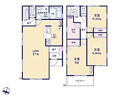 藤沢市石川6丁目　新築戸建　全8棟　7号棟