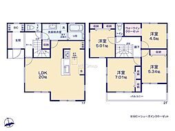 横浜市瀬谷区宮沢2丁目　新築戸建　全4棟　1号棟