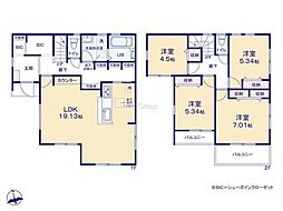横浜市瀬谷区宮沢2丁目　新築戸建　全4棟　4号棟
