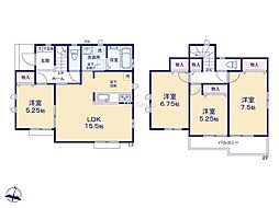 川崎市宮前区野川本町1丁目　新築戸建　全2棟　A号棟