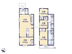 川崎市宮前区野川本町2丁目　新築戸建　全4棟　1号棟