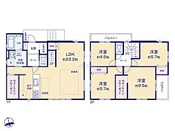 川崎市麻生区東百合丘4丁目2期　新築戸建　全1棟