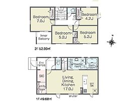 足柄上郡開成町中之名第2期　新築戸建　全6棟　5号棟