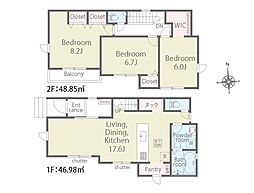 平塚市夕陽ヶ丘第2期　新築戸建　全2棟　2号棟
