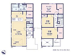 大和市南林間8丁目8期　新築戸建　全3棟　3号棟