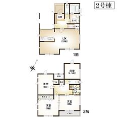 横浜市鶴見区上の宮2丁目　新築戸建　全2棟　2号棟