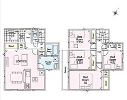 横浜市緑区三保町第20　新築戸建　全3棟　2号棟