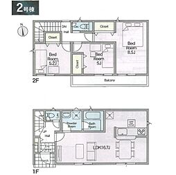 小田原市永塚第4　新築戸建　全3棟　2号棟
