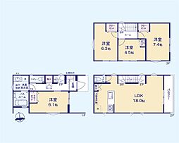横浜市戸塚区上矢部町　新築戸建　全1棟　A号棟