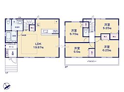 藤沢市鵠沼海岸7丁目　新築戸建　全3棟　2号棟