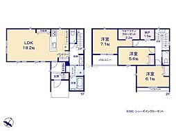 相模原市緑区下九沢4　新築戸建　全18棟　10号棟