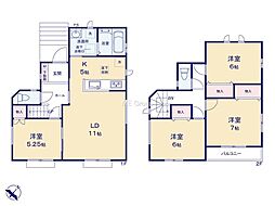 横浜市泉区中田北3丁目　新築戸建　全1棟　A号棟