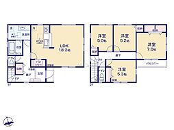 厚木市林2丁目 新築戸建 全3棟 1号棟