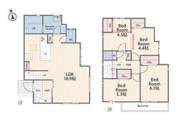 横浜市南区中里4丁目3期 新築戸建 全6棟 6号棟