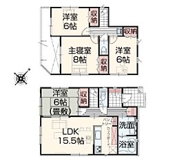 足柄上郡大井町金子　新築戸建　全8棟　8号棟