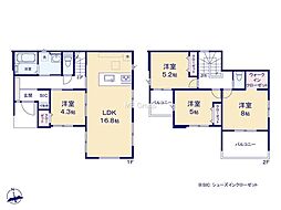 調布市緑ヶ丘1丁目　新築戸建　全2棟　3号棟