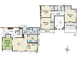 中郡大磯町西小磯　新築戸建　全4棟　2号棟